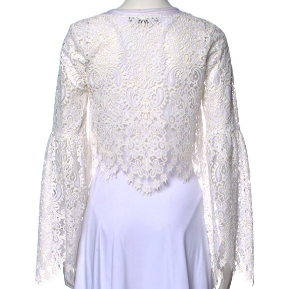 For Love and Lemons Vika lace crop top - small - Picture 3 of 3